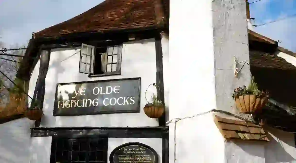 Ye Olde Fighting Cocks, St Albans, England