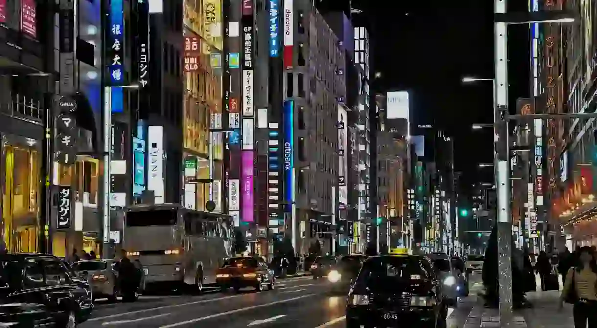 Ginza has a unique culinary scene