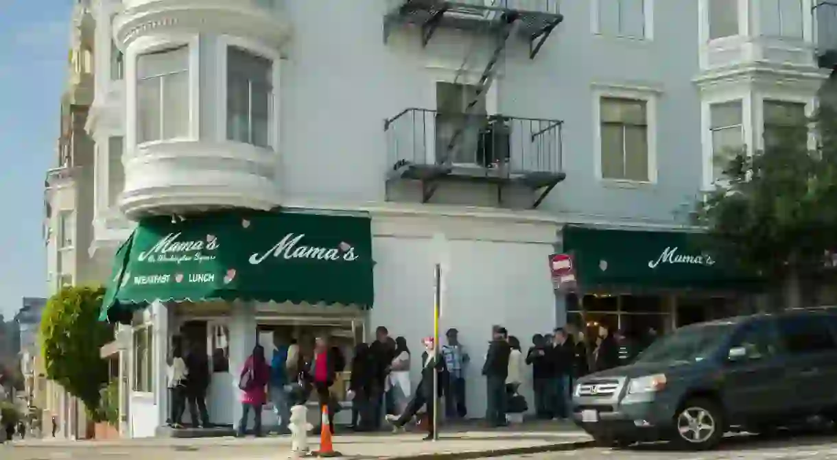 Mama’s on Washington Square has been serving North Beach’s residents for over 50 years