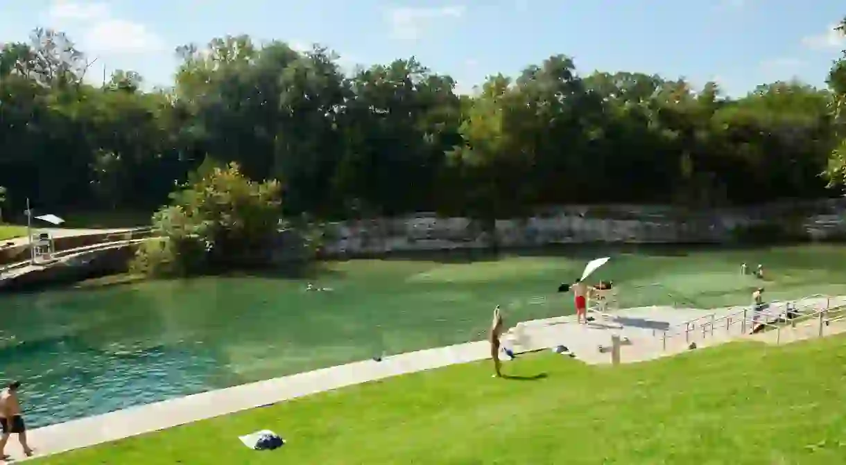 Barton Springs, Austin, Texas.