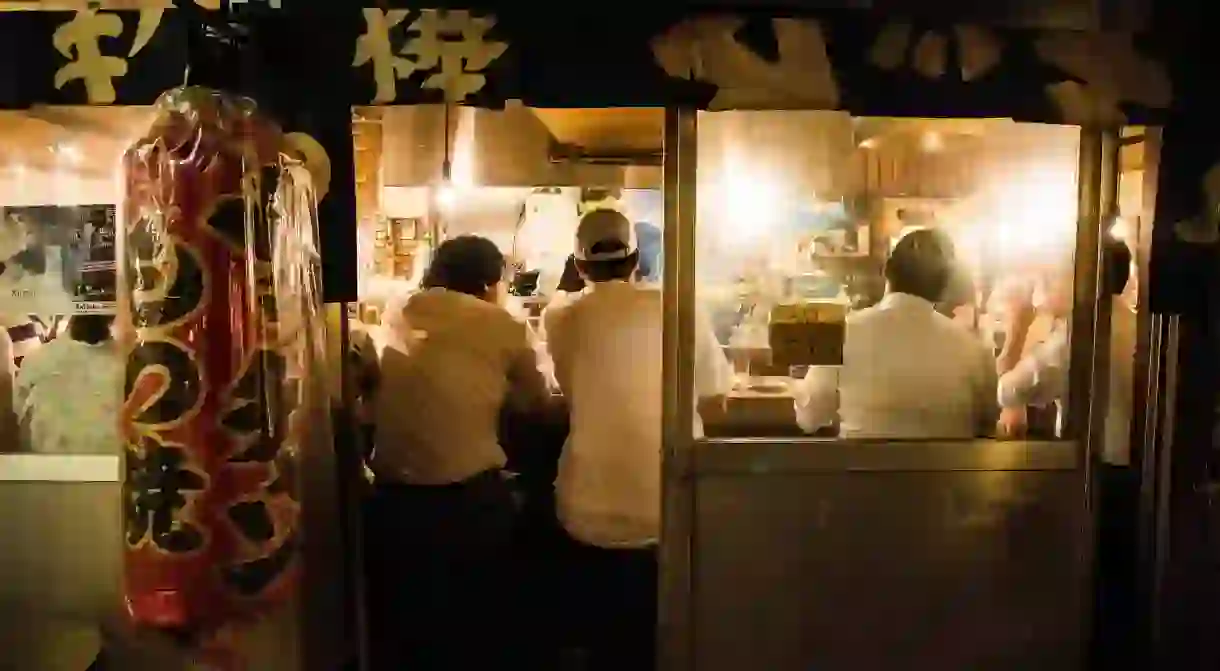 The streets of Harajuku are lined with bars serving a range of drinks