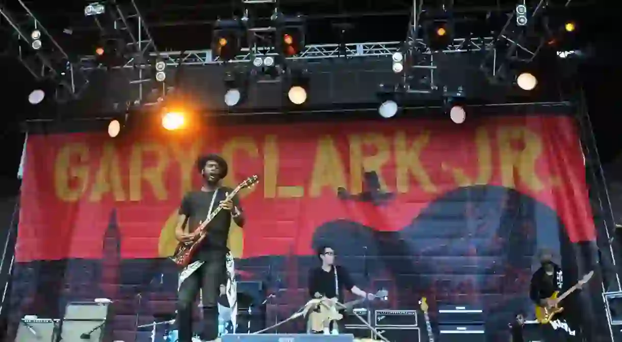 Gary Clark Jr performs at the Austin City Limits Music Festival in 2015