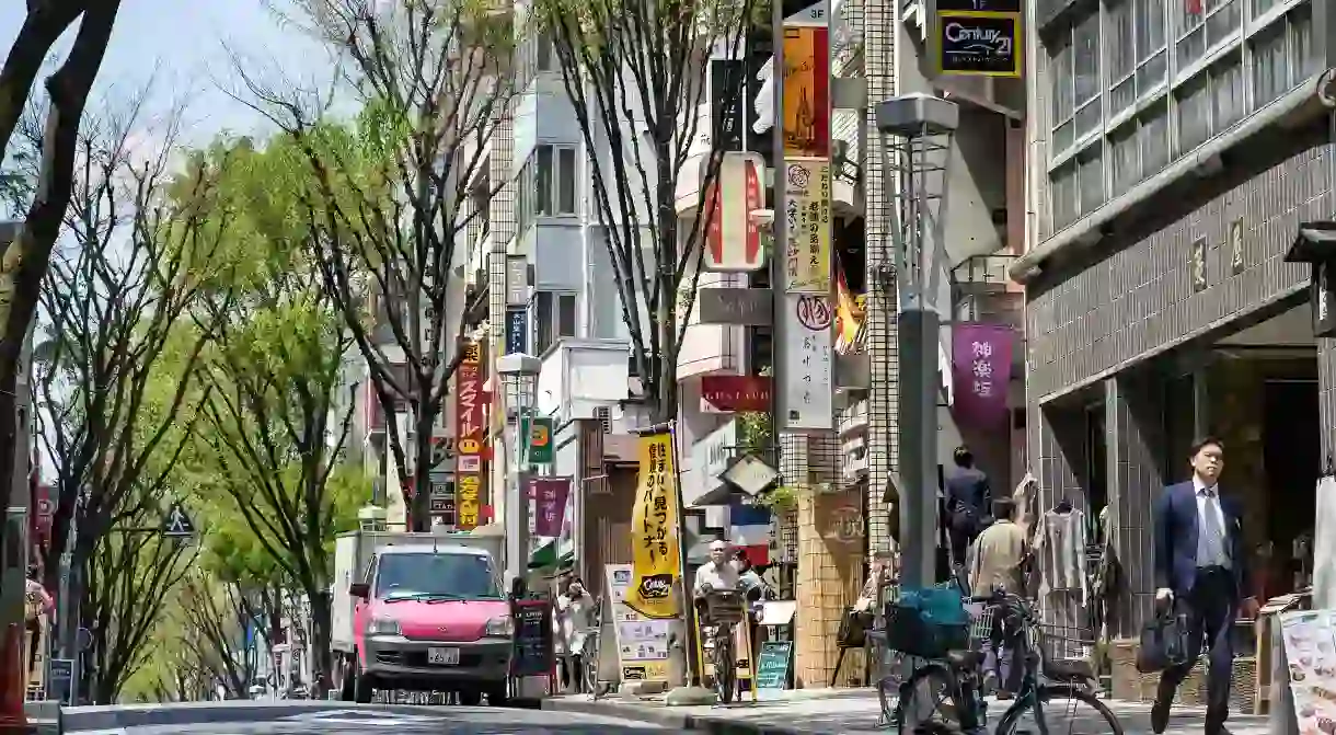 The french district of Kagurazaka, Tokyo.