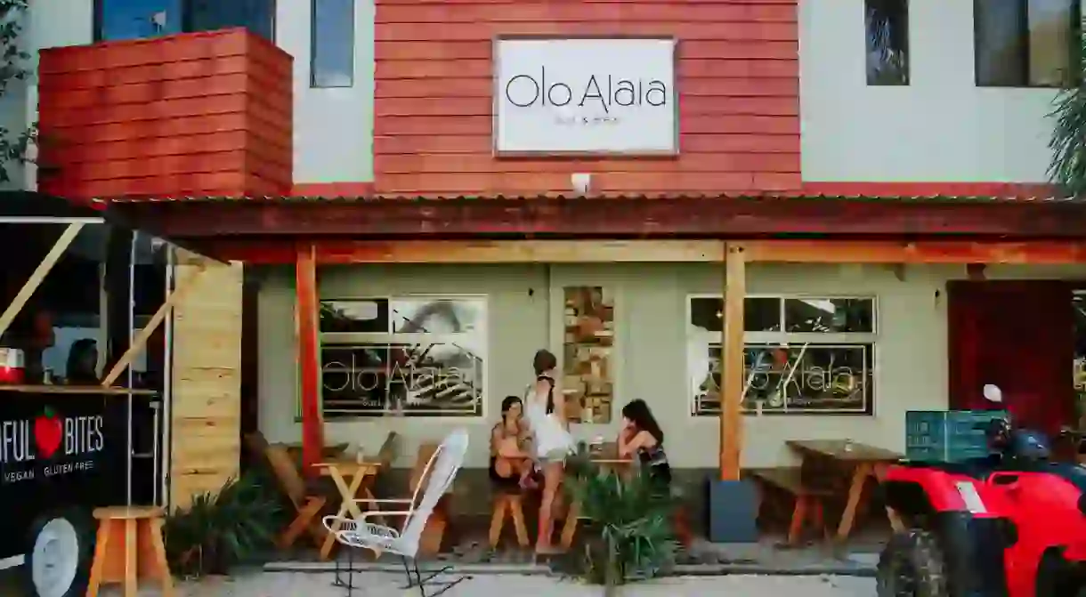 The exterior of Olo Alaia