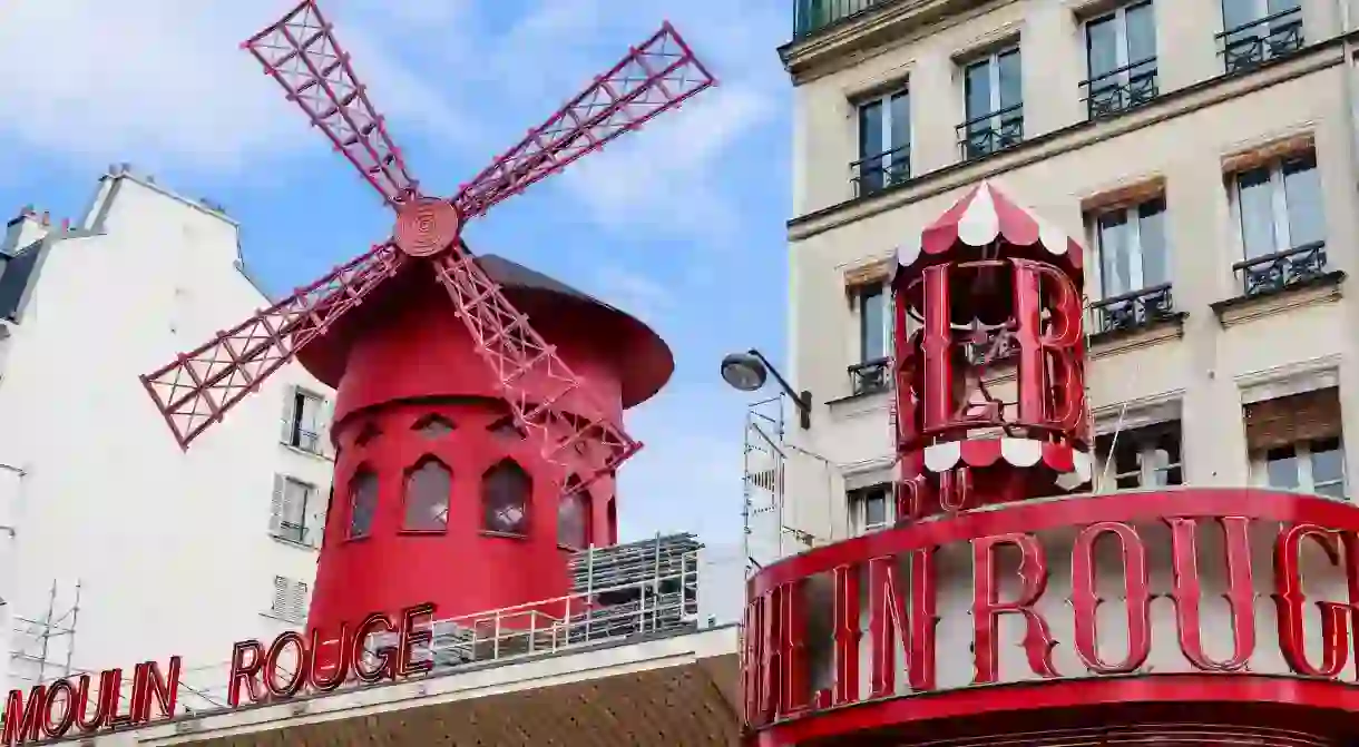 Moulin Rouge is a famous cabaret in Pigalle, Paris