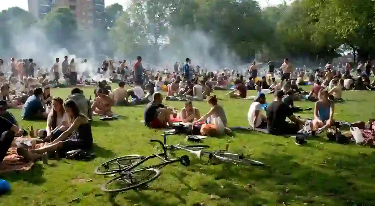 London Fields summer barbecue