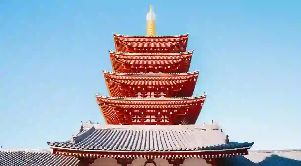 People come from near and far to visit Sensō-ji, a temple in Tokyo