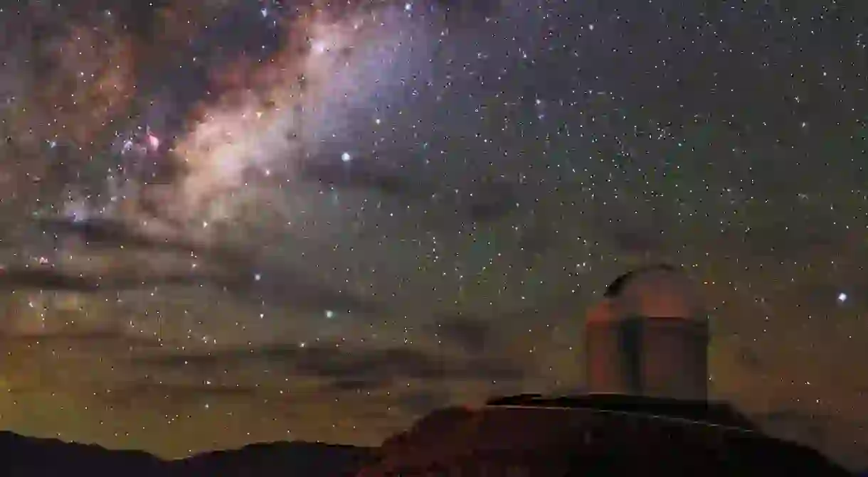 There is virtually no light pollution in the Atacama Desert