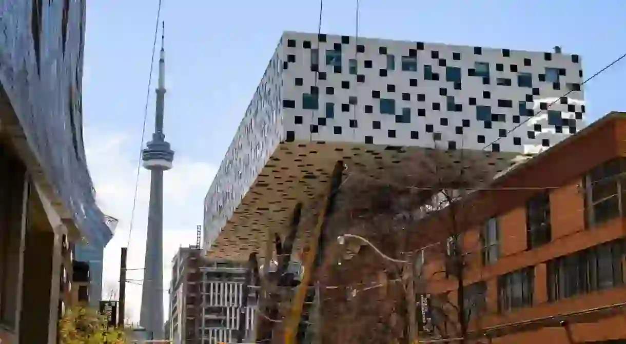 Will Alsop’s Sharp Centre for Design is a showstopping example of bold Postmodern architecture