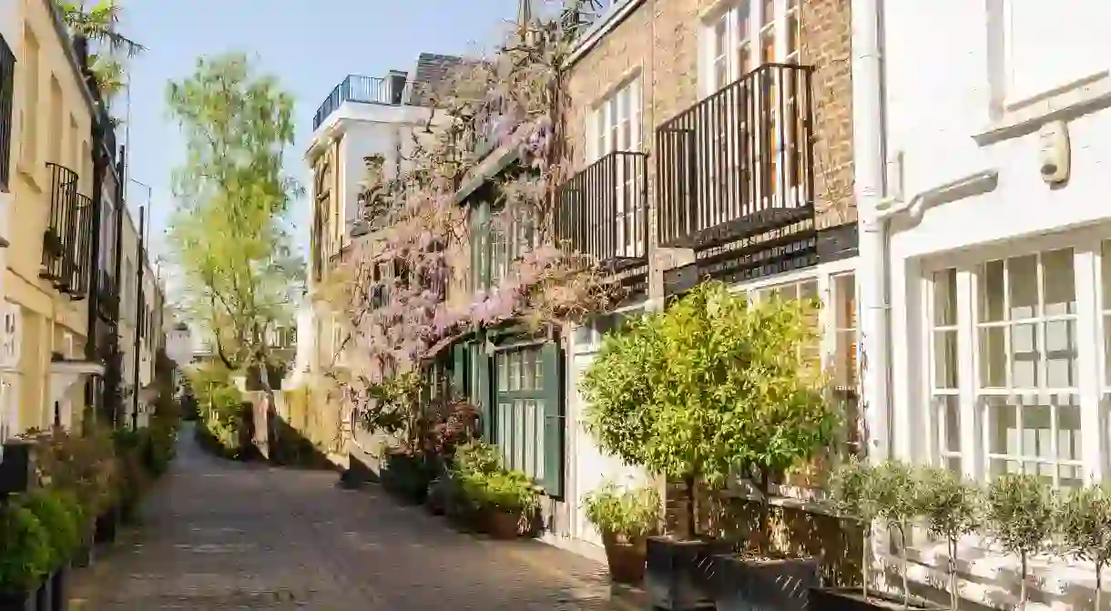 Explore the cobblestone streets of South Kensington