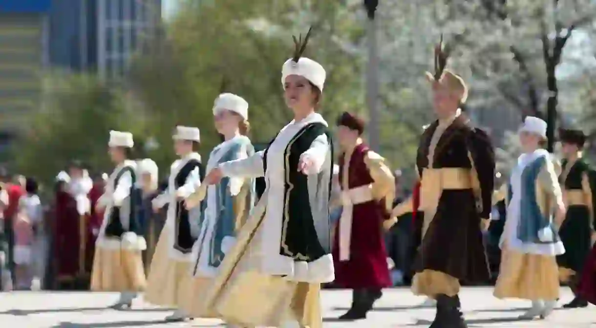 Polina (Polish folk song and dance ensemble) performs in Chicago