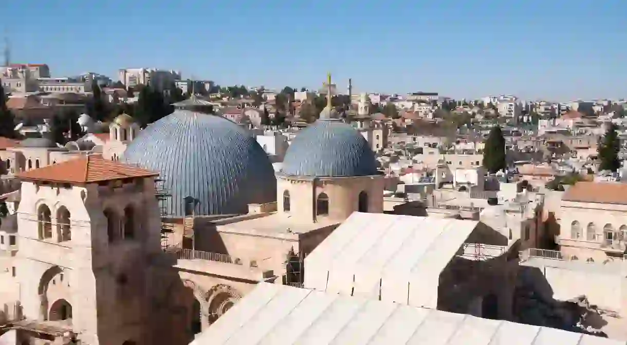 Church of the Holy Sepulchre in Jerusalems old city.