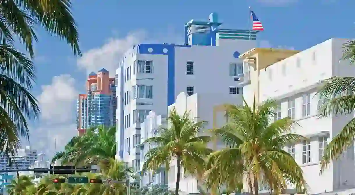 Ocean Drive, South Beach, Miami, USA