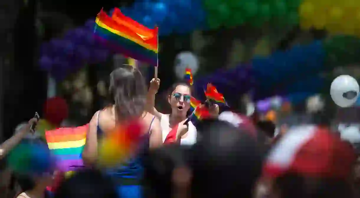 Tel Aviv Pride celebrates the countrys LGBTQ community