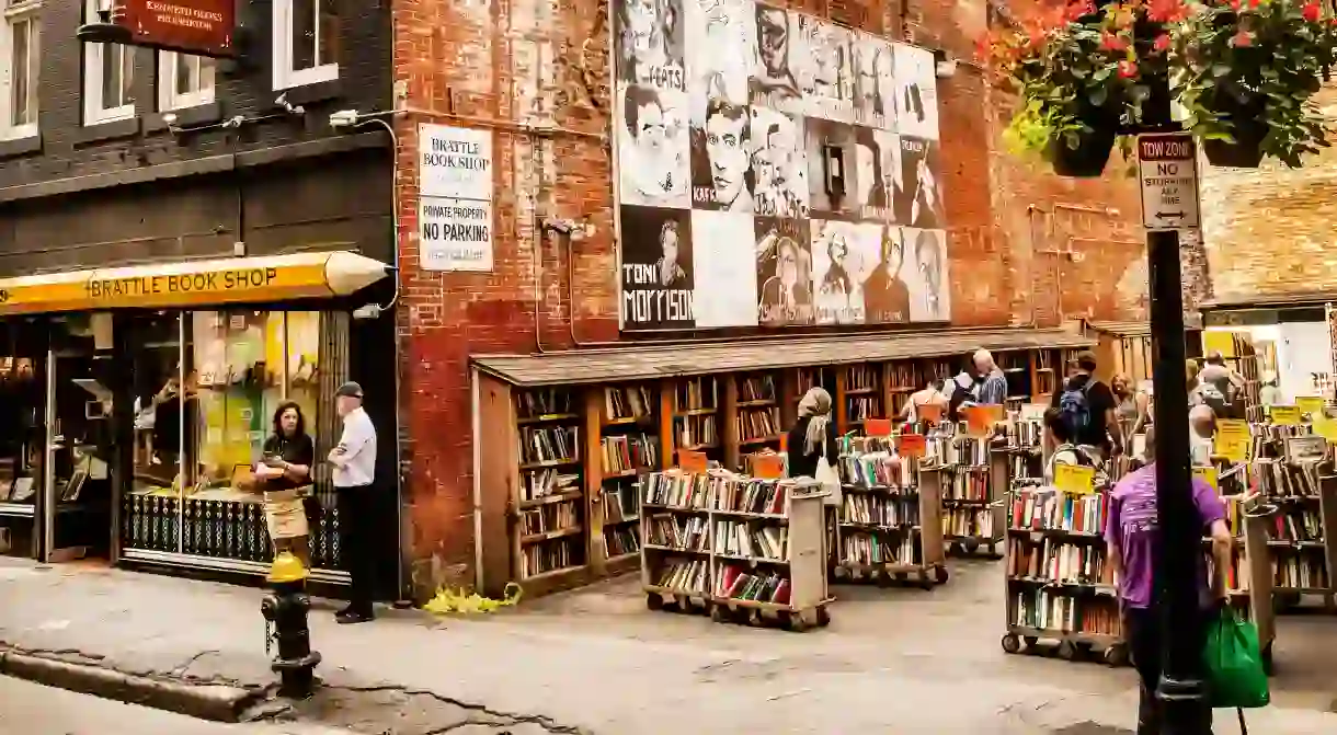 Brattle Book Shop opened its doors in 1825