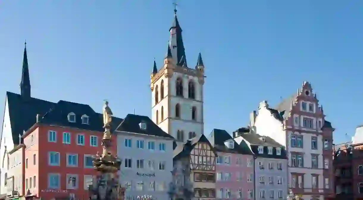 The main market square of Trier, Germany