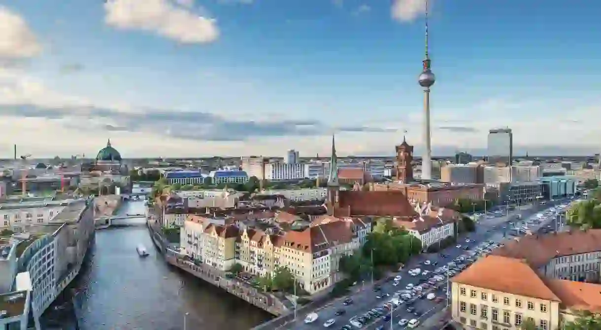 The River Spree flows through Berlin