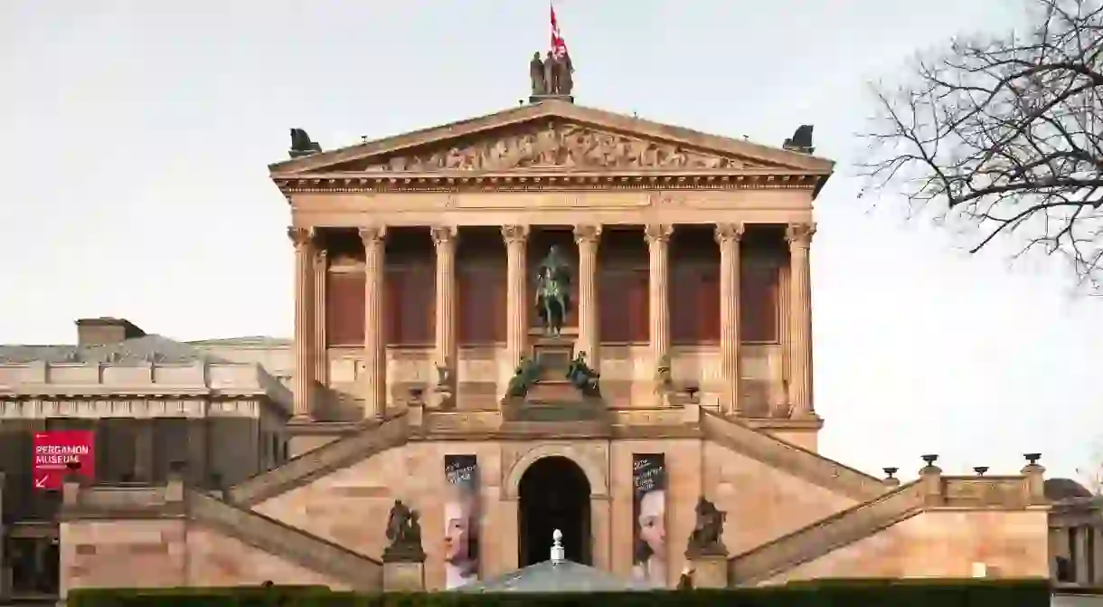 The Alte National Galerie on Museum Island in Berlin, Germany