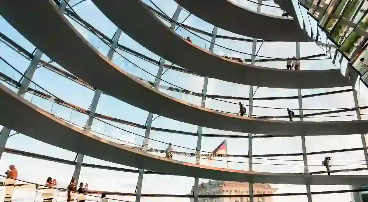 The Reichstag dome in Berlin offers incredible views