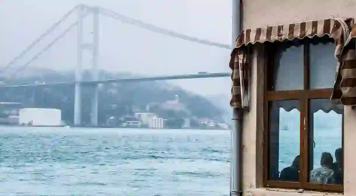 Dine beside the Bosporus Bridge in Istanbul