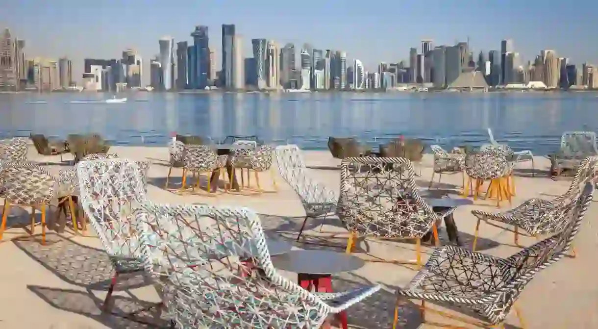 Its not just the quality of food to enjoy in Doha – the views are pretty exceptional too