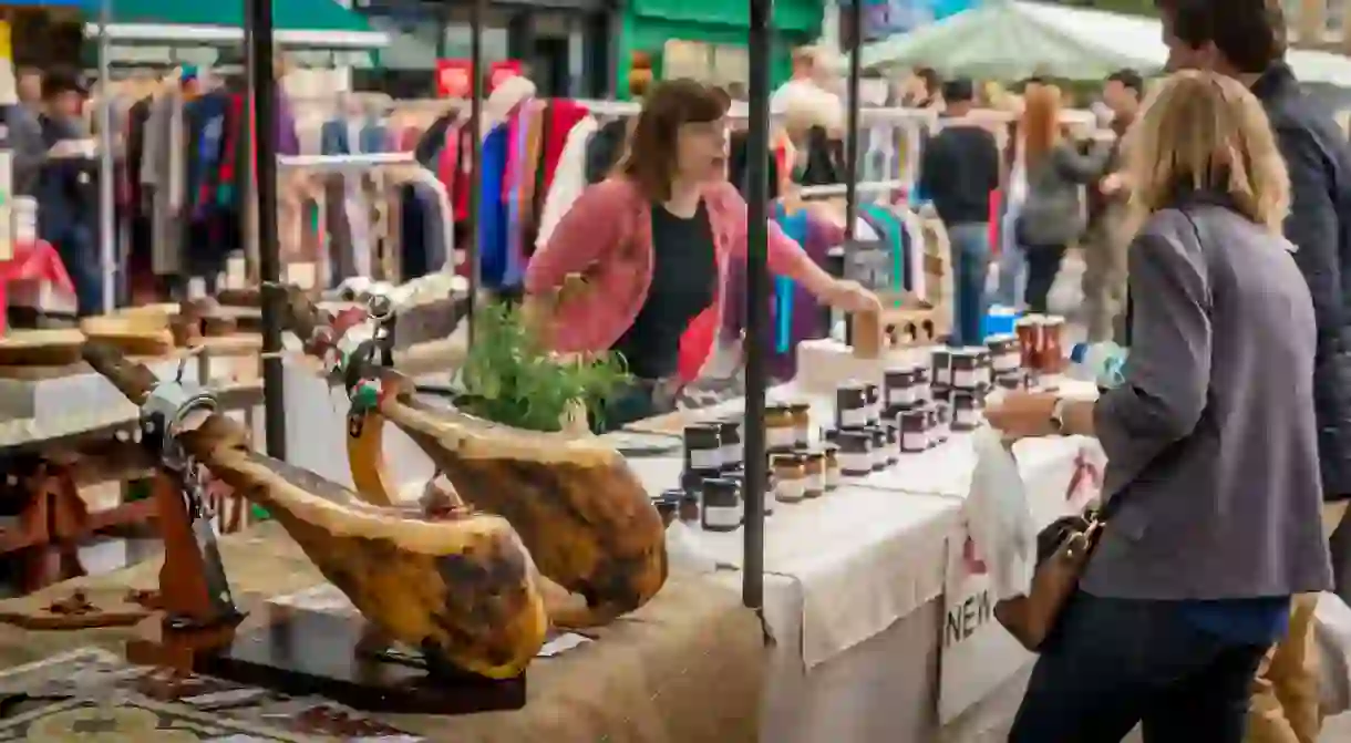 Hackney has an excellent food market every Saturday