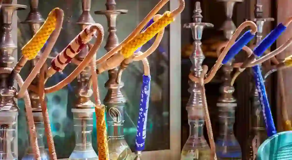 Hookah smoking is popular in the Middle East