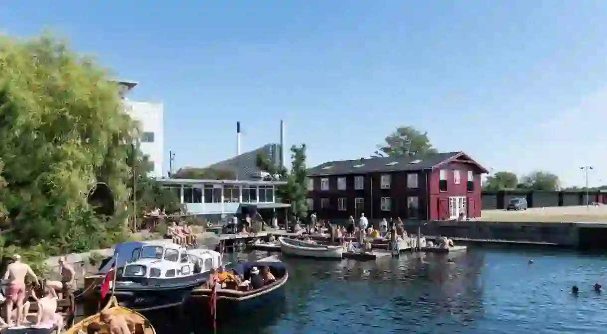 Swimming in the harbour is a popular summer activity in Copenhagen