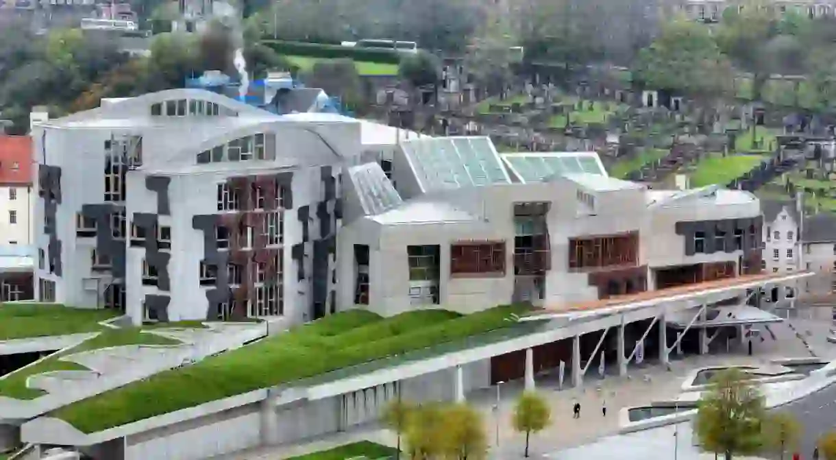 Take a tour of the Scottish Parliament building