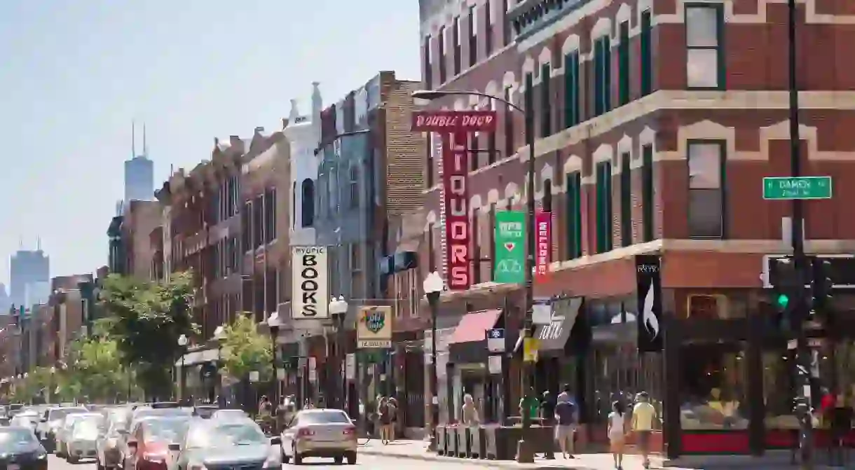 The trendy Wicker Park neighborhood in Chicago has a fascinating history