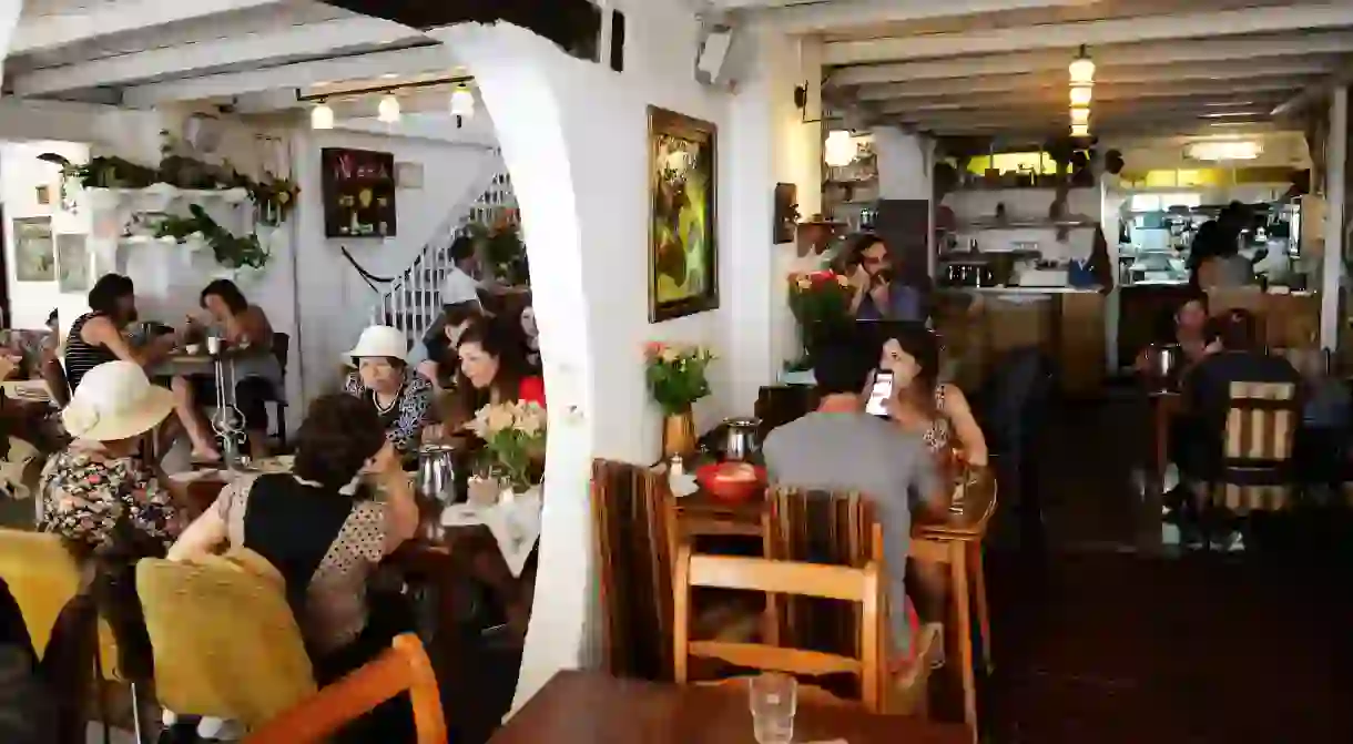 Café Puaa is one of the most popular spots in Jaffa