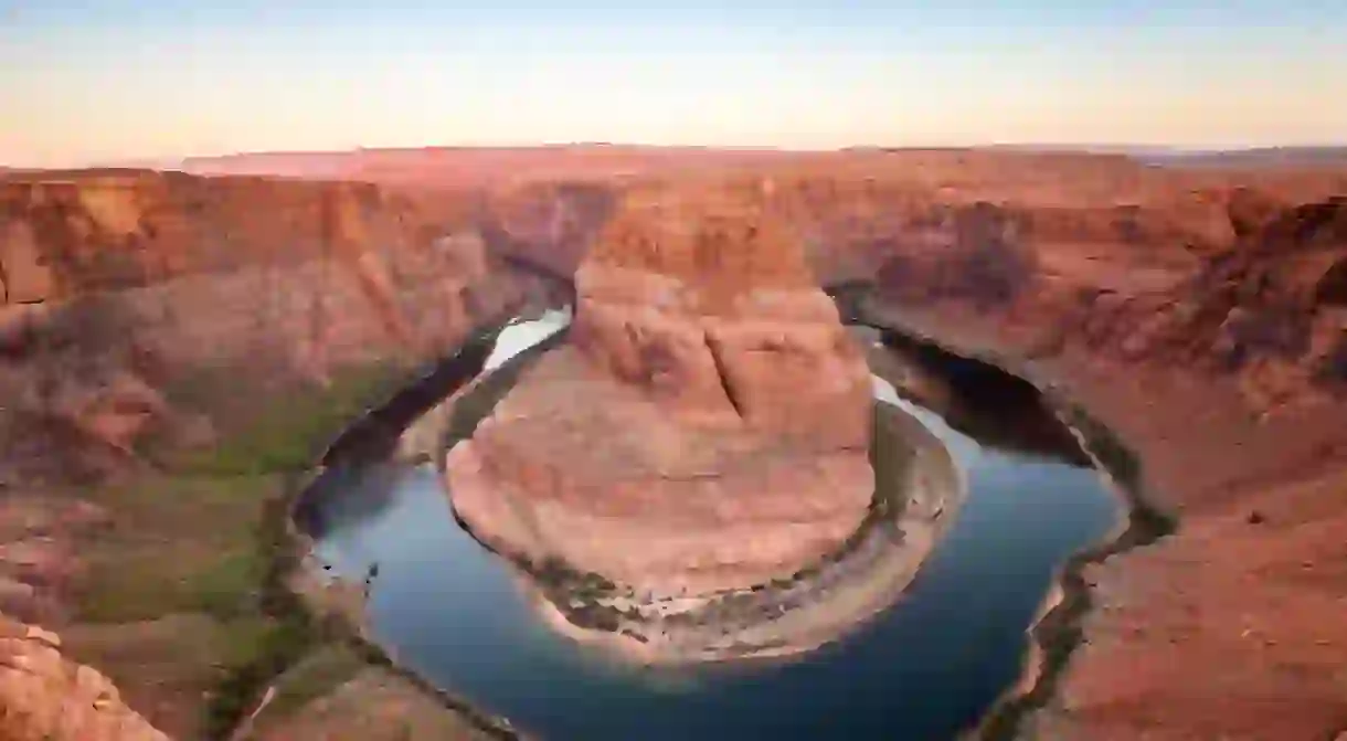 Take some time out from the casinos of Las Vegas to visit Horseshoe Bend