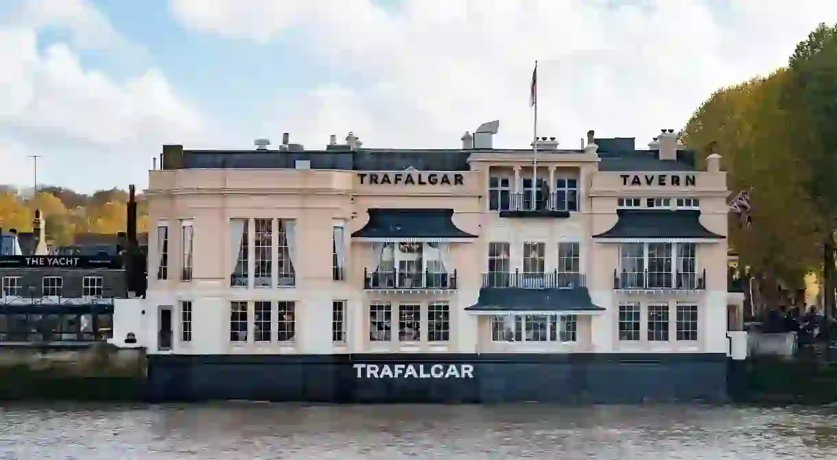 The Trafalgar Tavern is a local institution