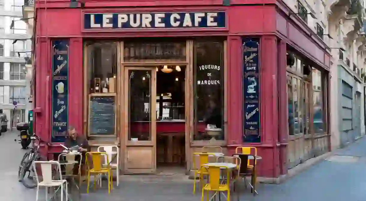 Relax with a coffee and a bite to eat on your solo trip to Paris