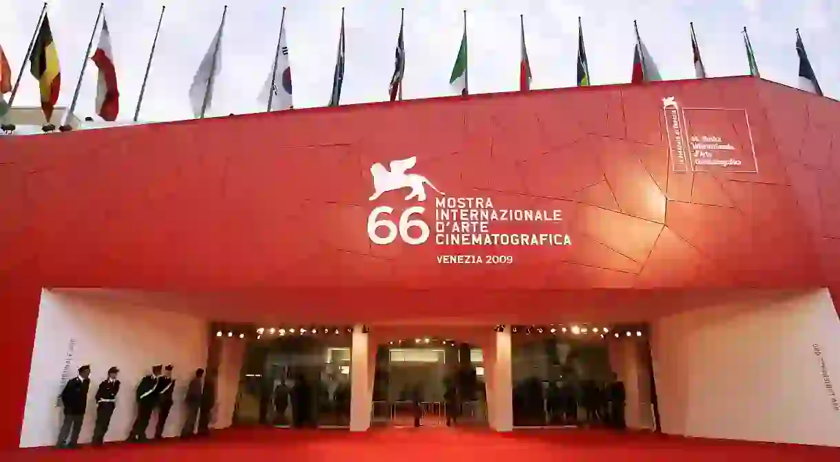 The Palazzo del Cinema on the opening night of the 2009 Venice Film Festival