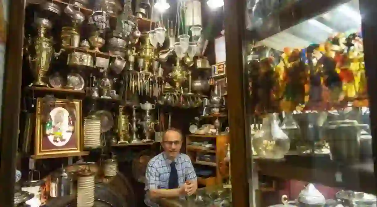 Murat Bilir is the proprietor of L’Orient Handicrafts in the Grand Bazaar