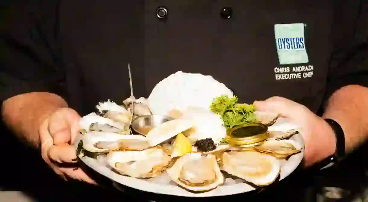 Oysters from Fanny Bay are a specialty in Vancouver