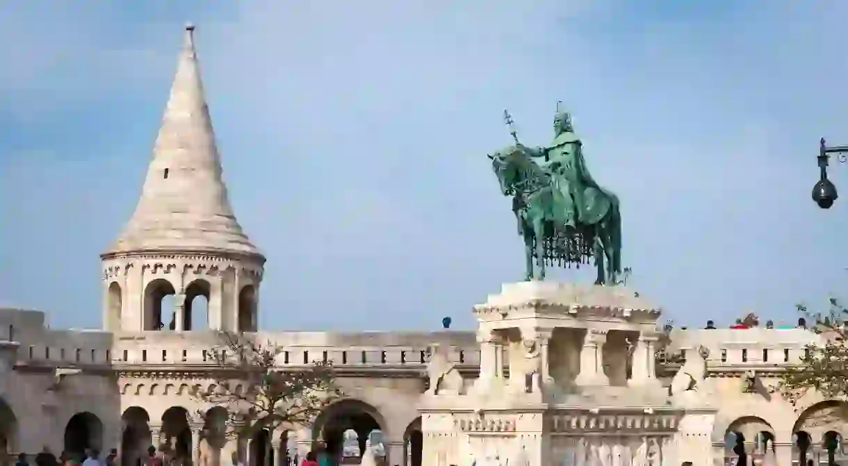 Fishermans Bastion is located within Buda Castle