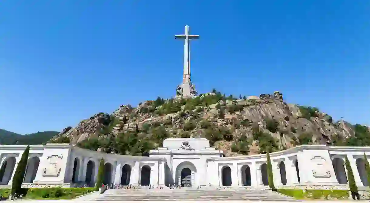 Franco is buried at Valle de Los Caidos – the Valley of the Fallen – just outside Madrid