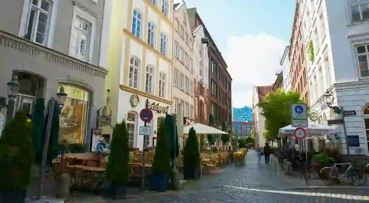 Stay at one of the best hotels in Hamburg and youll be strolling along Deichstrasse in no time