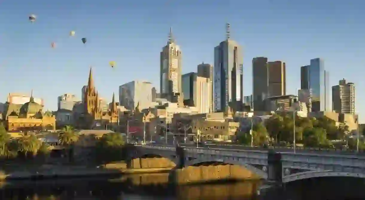 Much of Melbourne was built during the Victorian gold rush in the 1850s