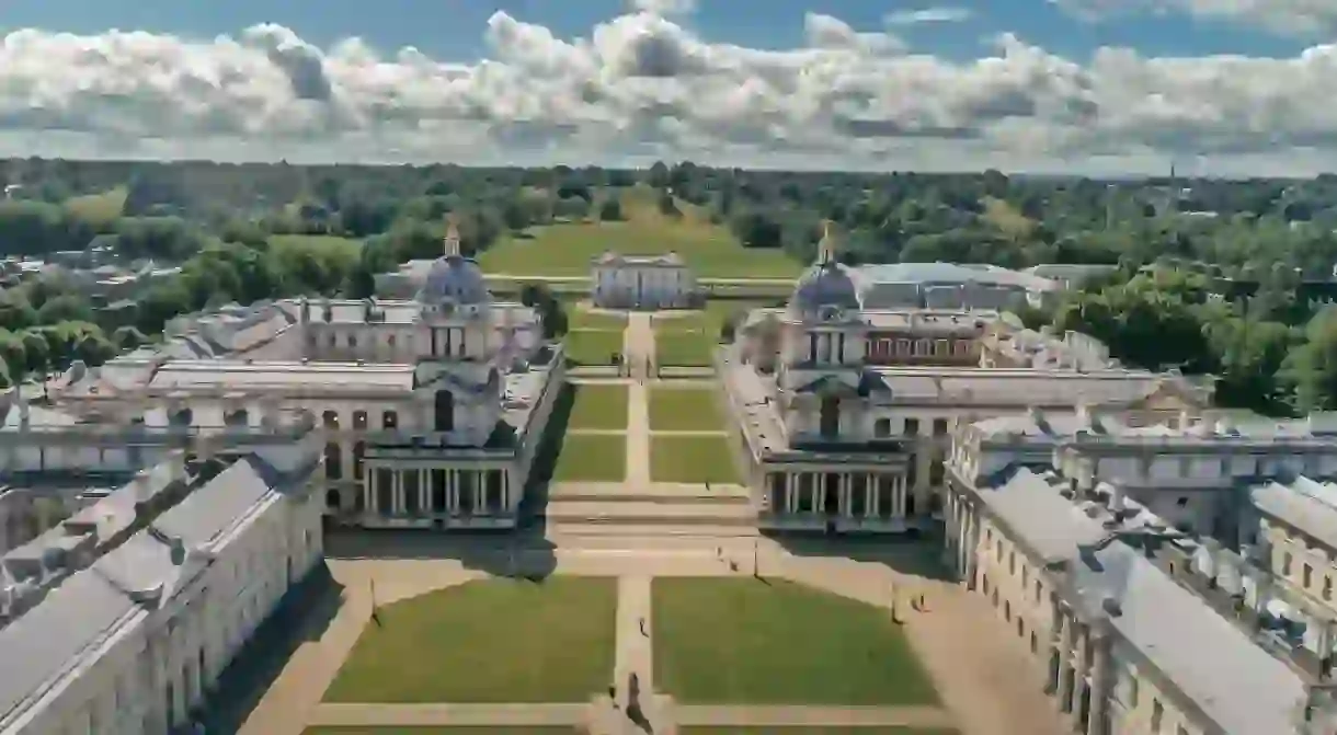 The Old Royal Naval College is one of many historic buildings in Greenwich