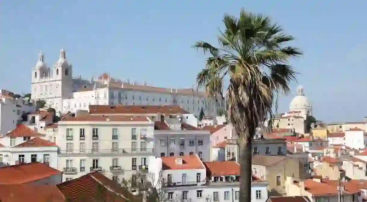 One defining feature of Alfama is its maze of winding streets