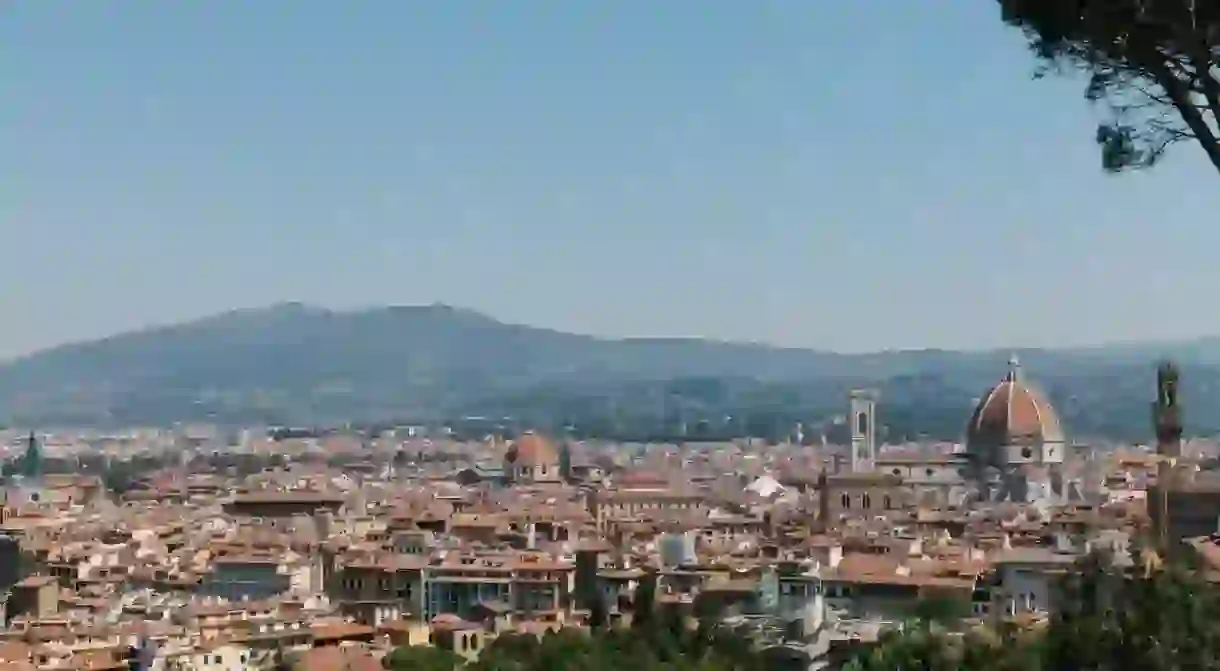 The iconic Duomo rises above the city of Florence