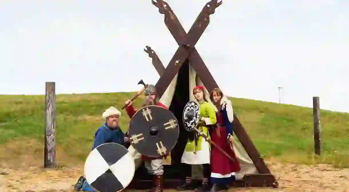 The Einherjar Viking group gathers to share their interest in the Viking era