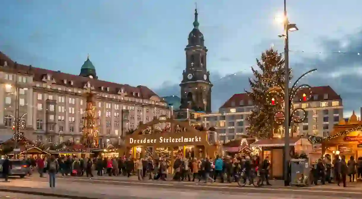 Go in search of Plaumentoffel – decorative figures made of prunes – at the Dresden Christmas market