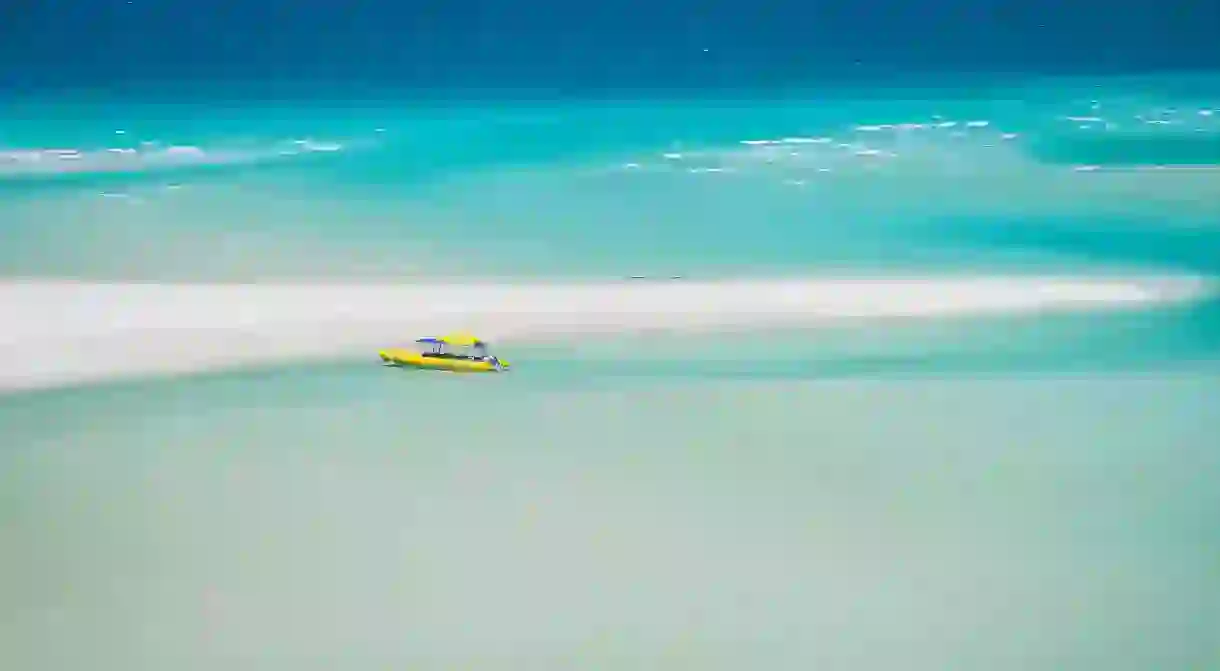 Whitehaven beach in the Whitsundays, Australia