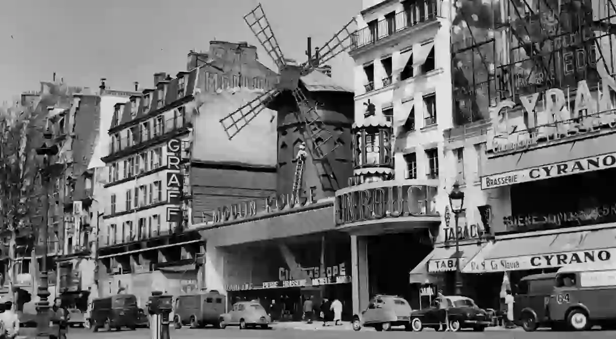 The famous Moulin Rouge nightclub opened in 1889 and is the home of the cancan