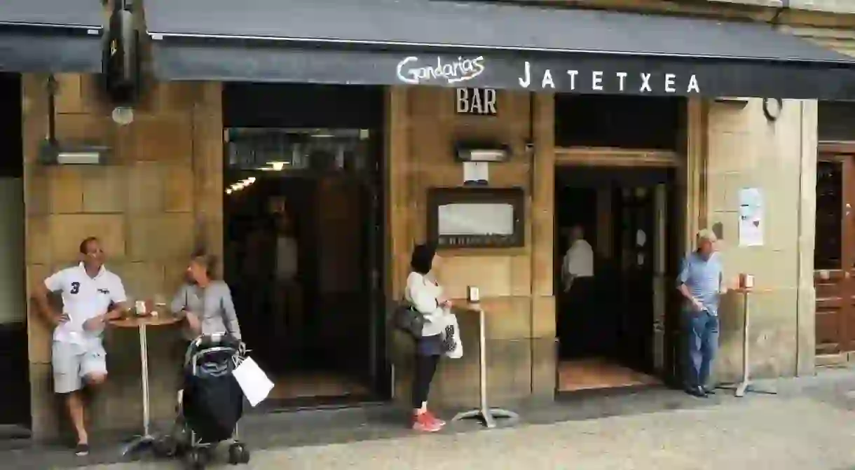 Gandarias, tapas bar in San Sebastian