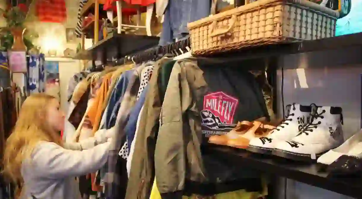 Find pre-loved jackets, shoes and more at vintage store Hunter Gatherer in Fitzroy